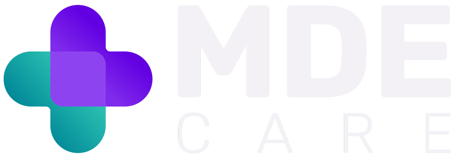MDE Care - Logo blanco